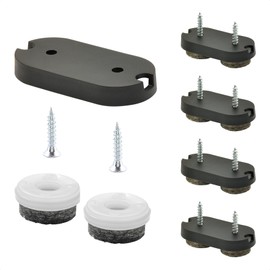 'Wagner QuickClick Glides – Set of 4 for Screwing On/Ultrasoft ", 42x20mm