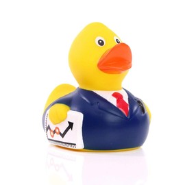 Schnabels Squeaky Duck Businessman - The Successful Gift for Hardworking Sales Managers and Business Professionals