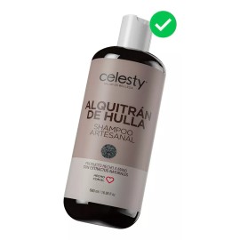 Celesty Kit 3 Shampoo Alquitrán Hulla Control Psoriasis Caspa 500ml