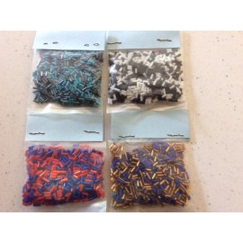 12 Packages Asst Colors Bugle Beads