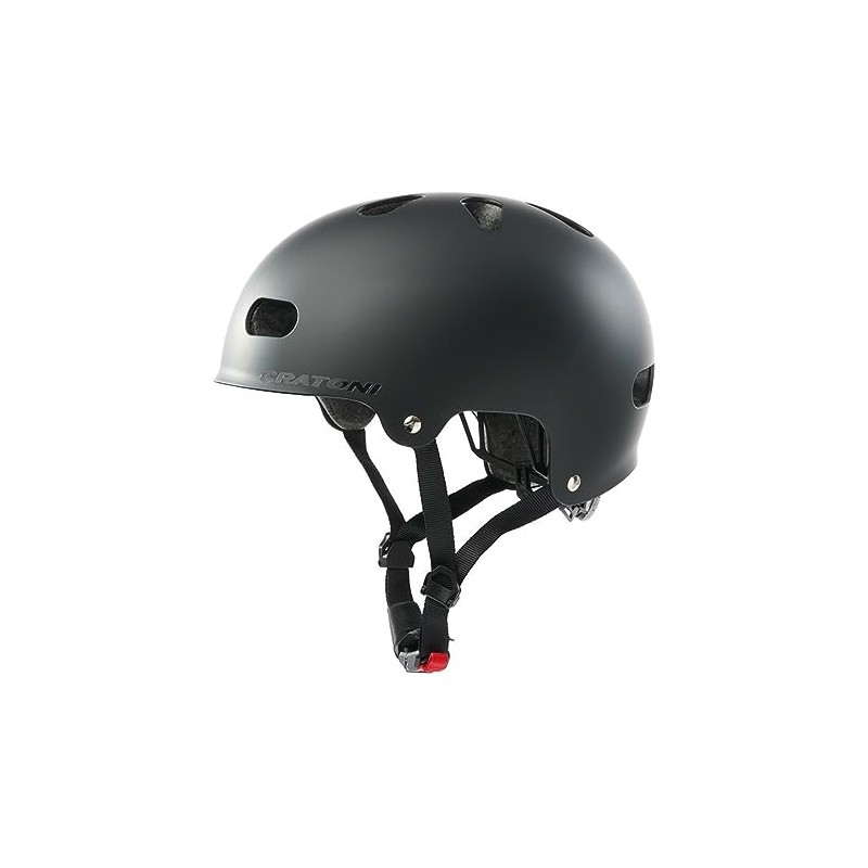 Cratoni Unisex Youth C-Mate Helmet, Matte Black, S