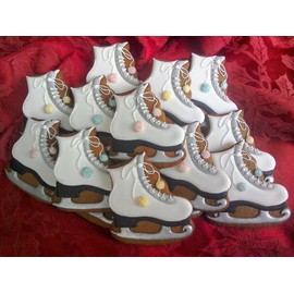 Ice Hockey Cookie Cutter 5 Piece Set from The Cookie Cutter Shop - Hockey Puck, Ice Skate, Jersey, Plaque, Hockey Stick Cookie Cutters – Tin Plated Steel - Made in the USA