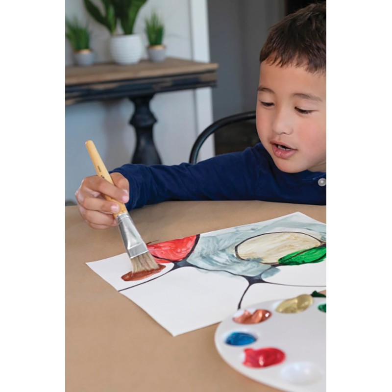 Prang Power Metallic Set Tempera Paint, 6 per