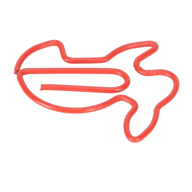 100 Pcs Rabbit Shaped Paper Clip Creative Cute Cartoon Animal