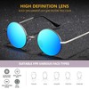 WMAO Hippie Round Polarized Sunglasses for Women Men Circle Retro