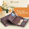 CHARRO Ladies Wallet with upper design in Soft Genuine Leather