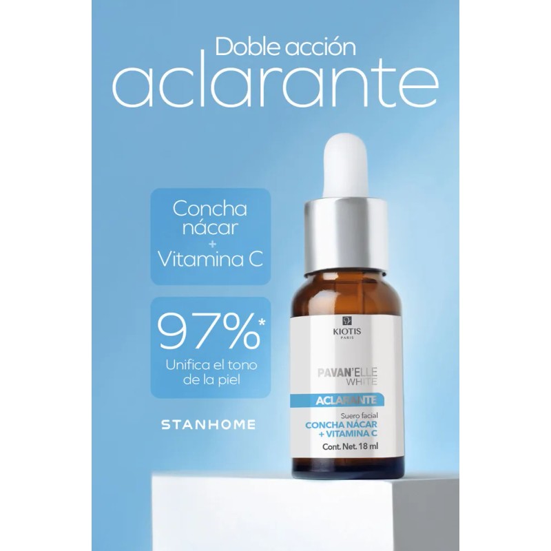 Kiotis Suero Facial Aclarante Concha Nácar + Vitamina C 18ml