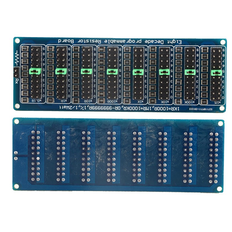 Eujgoov Resistor Board, 0.1R - 9999999R 8 Decade Programmable Resistor