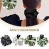 4 Pack 7" Oversized Satin Scrunchies for Women Thick Hair,
