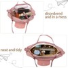 Wisebom Bag Insert Organizer for Longchamp, Felt Purse Organizer with