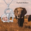 JERWLI 925 Sterling Silver Animal Pendant Necklace, Cute Animal Jewelry