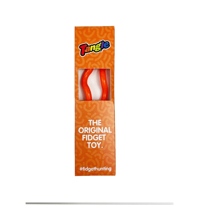 Tangle Jr. Solid Orange - Genuine Fidget - Fidget Toy