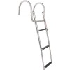 Amarine Made 3 Steps Boat Ladder Stainless Steel in-Board Telescoping
