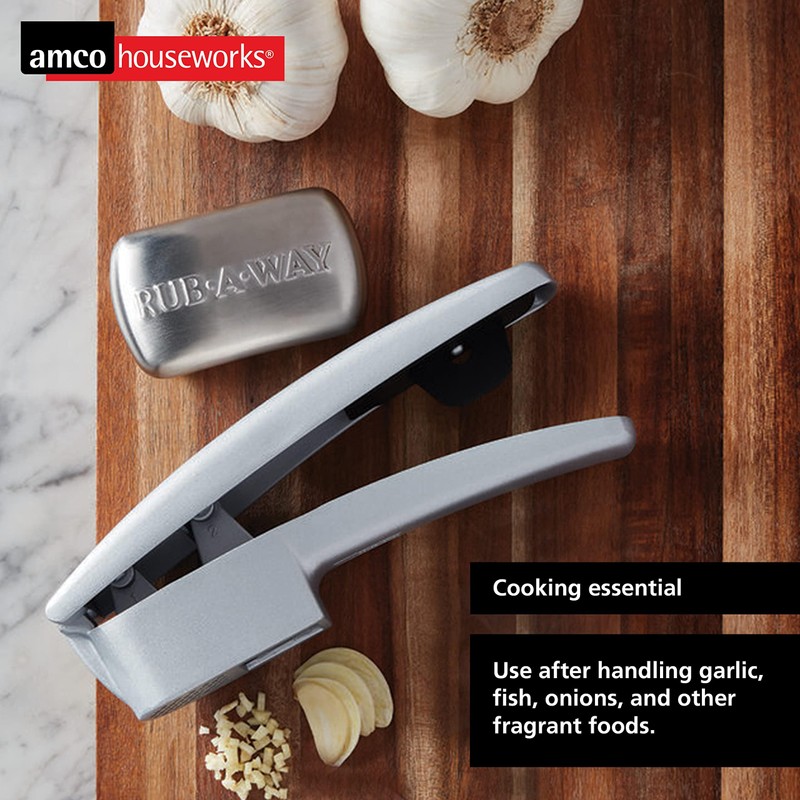 Amco Rub Away Bar, Stainless Steel Odor Absorber (3.1" x