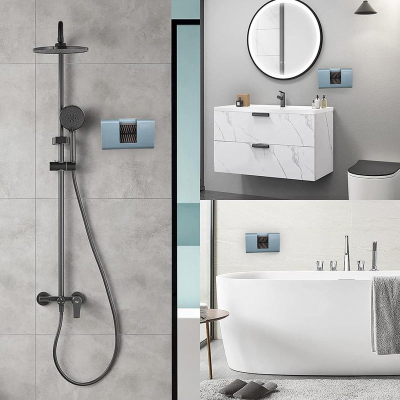 Hair Catcher Shower Wall Detachable Hair Collector Wall Mount Hair