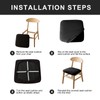 Genina Seat Covers for Dining Room Chair Seat Slipcovers Kitchen