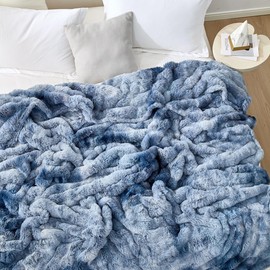 Coma Inducer Snowball Chunky Bunny King Blanket - Midnight Moon