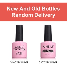 AIMEILI Semi-permanent UV LED Gel Nail Polish Kit Semi-permanent Nail Polishes Colored Gel Nail Polishes for Manicure Soak Off Gel Polish Set 6 x 10 ml - Set Number 22