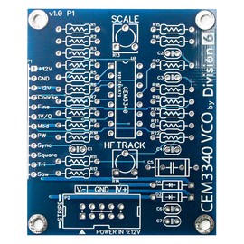 Division 6 CEM3340 VCO Oscillator Main Board PCB
