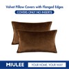 MIULEE Pack of 2 Decorative Velvet Throw Pillow Covers Soft