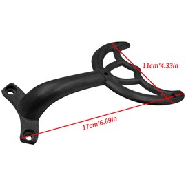 Aginkgo 5 Pack Ceiling Fan Replacement Blades Arm for 42 inch Brass Fan Blade Arm (Black)