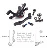 GBHU Frenos De Disco Mecánicos Para Bicicleta Freno Sistema 160mm