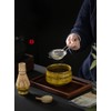 Tea Ceremony, Matcha Bowl, Stylish, Blue Glaze, Kyoto Ware Traditional