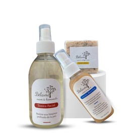 Kit Loción Manchas, Tónico Facial y Jabón Artesanal Neem