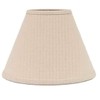 Home Collection by Raghu Farmhouse Solid Buttermilk Lampshade, 10",Multi
