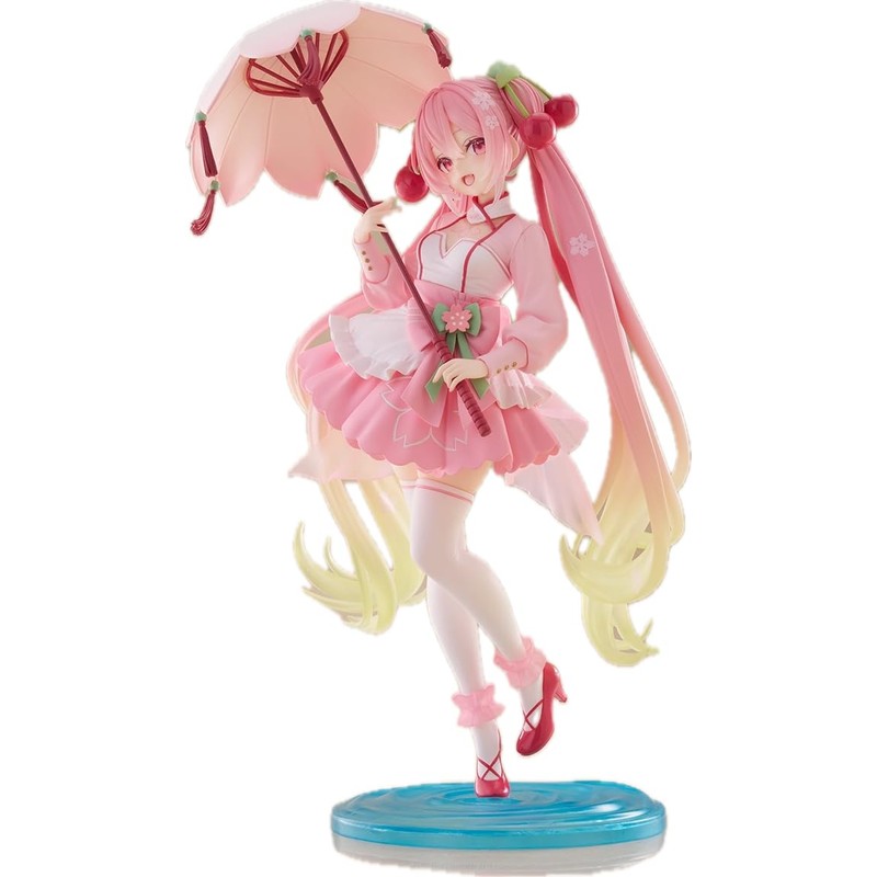 Thunder Tech Sakura Miku AMP+ figurine ~ dress Sakura version