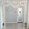 Kiido Large Macrame Wedding Backdrop(71" W x 86" L) for