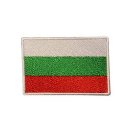 Bulgaria Country Flag Logo Patch Embroidered Applique Bulgaria Country Flag Patch Iron On Patch Sew On Patch Emblem