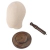 Wig Head Stand Non Woven Fabric Mannequin Head Hat Display