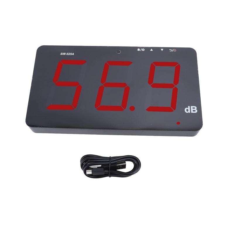 Digital Sound Level Meter 9.6 Inch Wall Hanging Decibel Meter