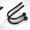 Pack of 2 Metal Curtain Tiebacks, U-Shape Curtain Holdbacks for