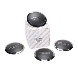Fiat Genuine 4 Piece Hub Cap Set Compatible with Fiat 500/C 51884863