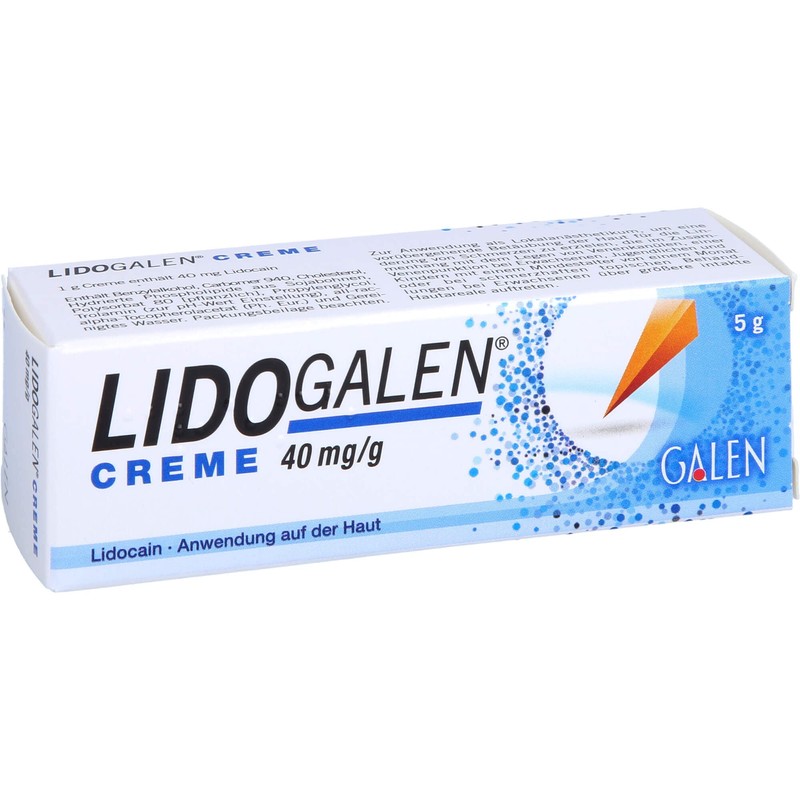 LIDOGALEN 40 mg/g Cream 5 g