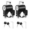 Windance 22mm 7/8" Motorcycle Helmet Lock Anti-Theft,Security Aluminum Alloy Iron