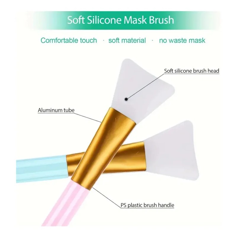 Mascarilla Bowl Preparación Facial Brochas