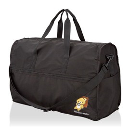 Hapitas Folding Boston Bag (Large) Foldable Boston Bag, Carry-On, RK41 Black Cafe