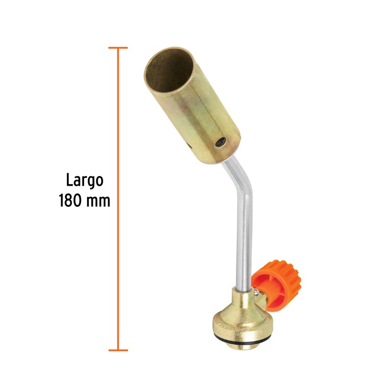Truper MECH-65R, Mechero para lata de gas, 65 mm, roscada