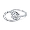 3.5CT Simple Round Solitaire 6 Prong AAA CZ Engagement Wedding