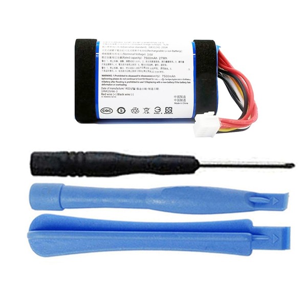 MPF Products 7500mAh GSP-1S3P-CH4D Battery Replacement Compatible with JBL Pulse