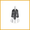 Partuto Pair Aluminum Alloy Bicycle Bike Handlebar End Plugs Silver
