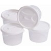 Wham Cuisine Set 4 300ml Round Food Box White Lid-12379,