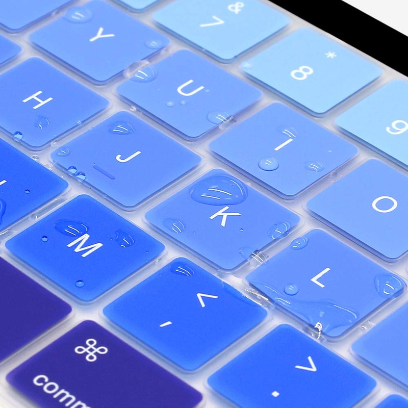 ProElife Blue Gradient Keyboard Cover Ultra Thin Keyboard Protector Skin