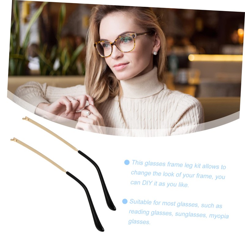 Warmhm 1 x Metal Eyeglass Temple Replacement Eyeglass