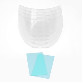 ANDELI Welding Face Bar Plate Replacement Welding Protective Plate Inner Outer Protection Plate Set (Carbon Fiber / Starry Sky Only)