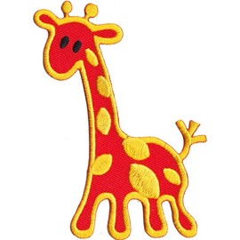 C&D Visionary Application Animals Orange Giraffe Patch