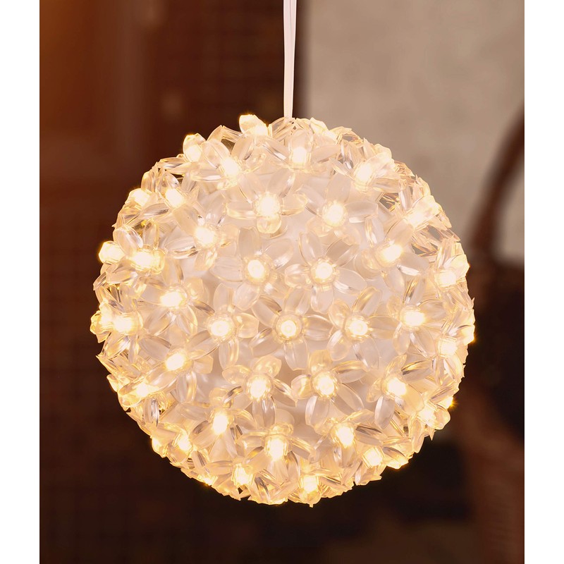 Bambelaa! 100 LED Light Ball Warm White Christmas Decoration Ball